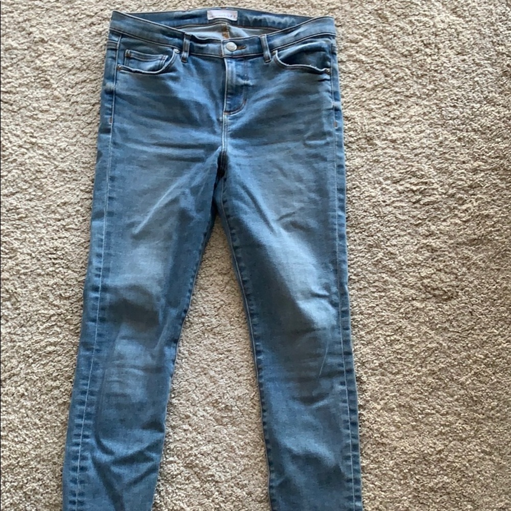 LOFT Light Wash Skinny Jeans Size 27